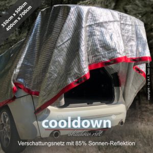 ActionFactory Cooldown Shadow Net – Schattennetz für Auto & Hund