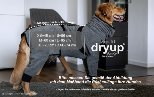 dryup-body-zipfit-21 ActionFactory Dryup Body ZIP.FIT – Hunde-Trockenbody
