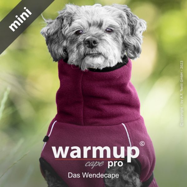 warmup-cape-pro-01 ActionFactory Warmup Cape PRO – wärmender Hundemantel