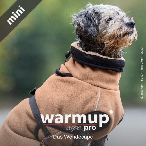 warmup-cape-pro-02 ActionFactory Warmup Cape PRO – wärmender Hundemantel